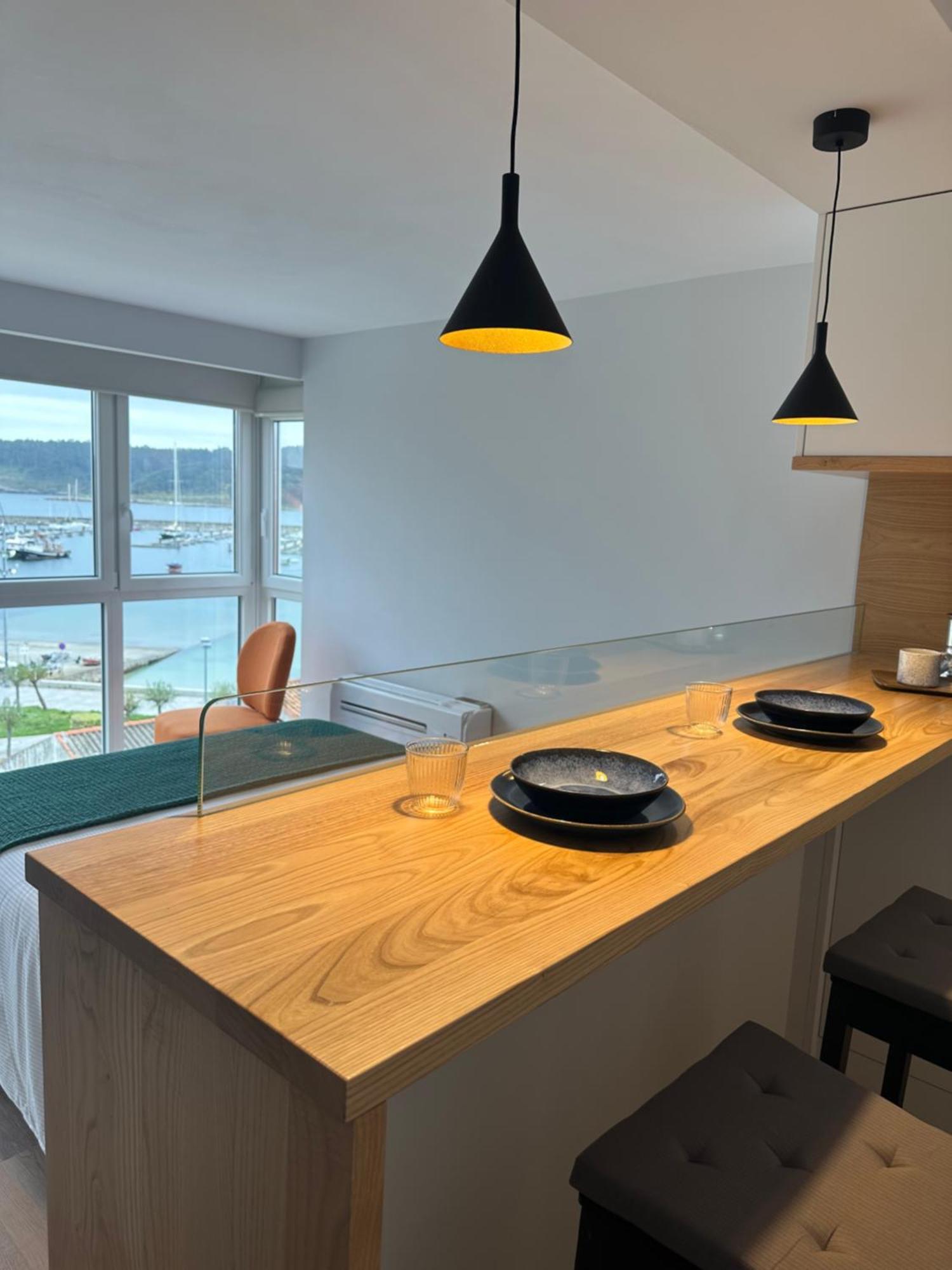 Apartamento Plaza Este Muxia Buitenkant foto